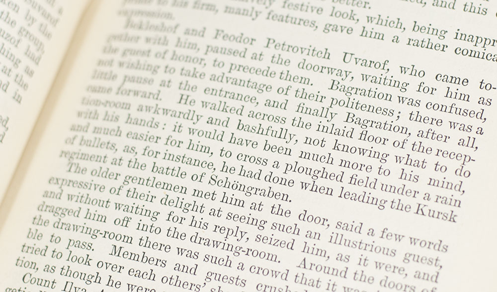 War and Peace. A Historical Novel.