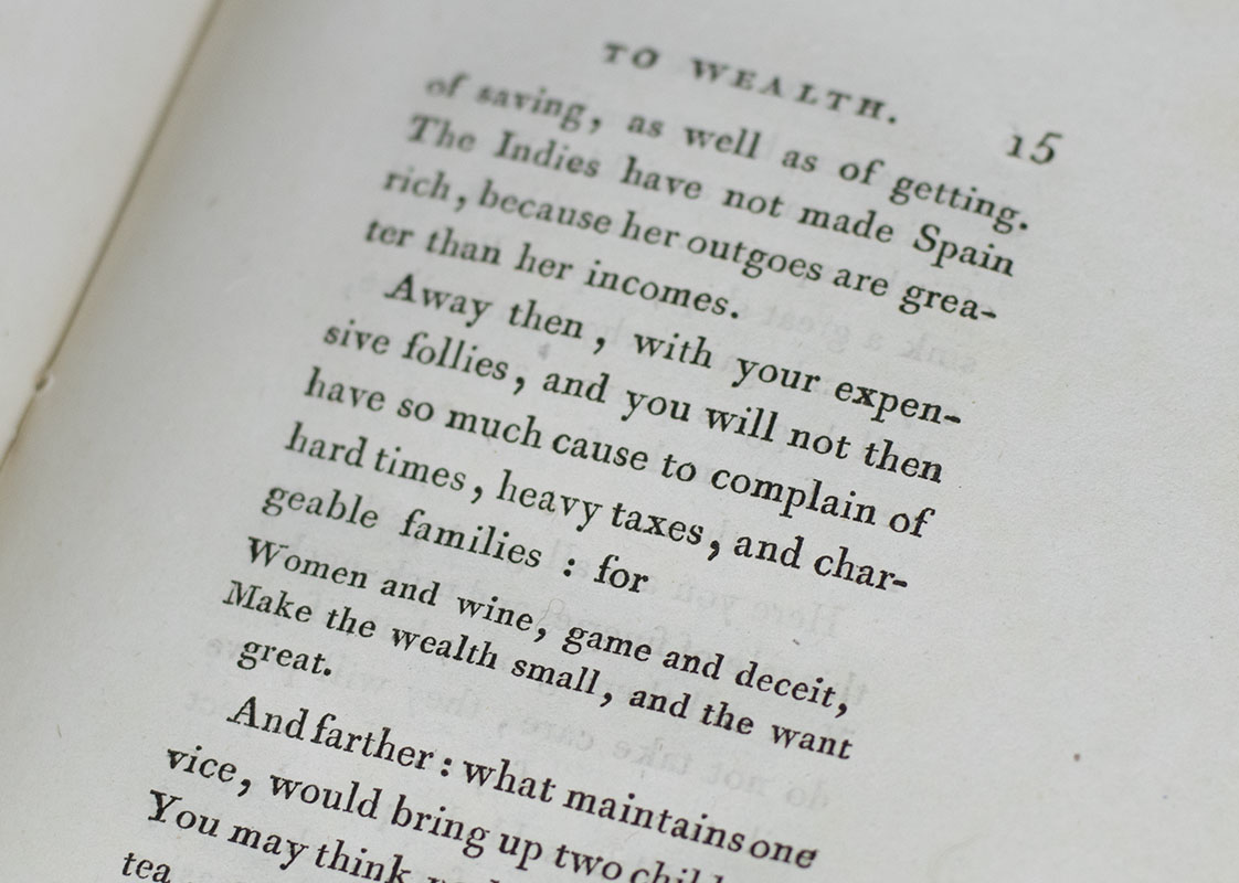 The Way to Wealth, or Poor Richard Improved; La science du Bonhomme, Richard, Ou Moyen Facile de Payer Les Impôts.