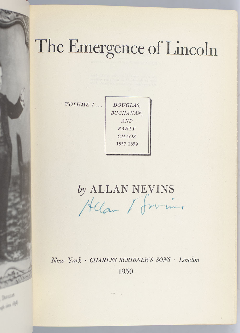 The Emergence of Lincoln: Douglas, Buchanan, and Party Chaos, 1857-1859 and Volume II The Emergence of Lincoln: Prologue to Civil War, 1859-61.