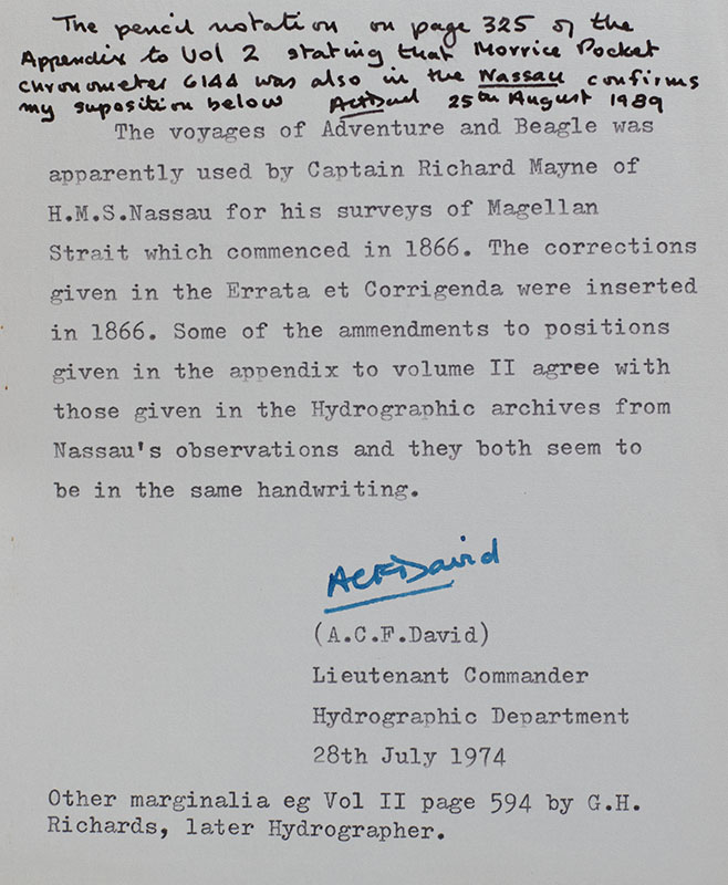 Narrative of the Surveying Voyages of His Majesty's Ships Adventure and Beagle, Between the Years 1826 and 1836, Describing Their Examination of the Southern Shores of South America, and the Beagle's Circumnavigation of the Globe.