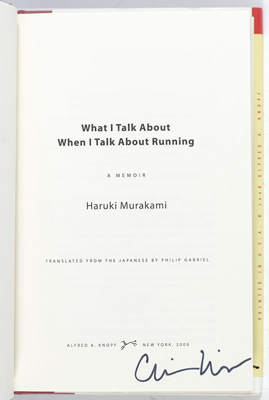 What I Talk About When I Talk About Running.