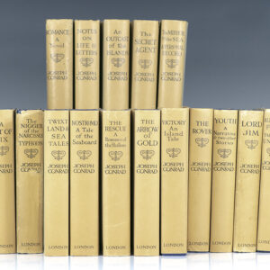 The Collected Works of Joseph Conrad. [Almayer's Folly, An Outcast of the Islands, The Nigger of "Narcissus", Tales of Unrest, Lord Jim, The Inheritors, Youth: and Two Other Stories, Romance, Typhoon and Other Stories, Nostromo, The Mirror of the Sea, The Secret Agent, A Set of Six, Under Western Eyes, Some Reminiscences, 'Twist Land & Sea Tales, Chance, Victory, Within the Tides, The Shadow Line, The Arrow of Gold, On Day More, The Rescue].