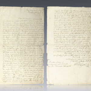 George Washington Letter Signed.