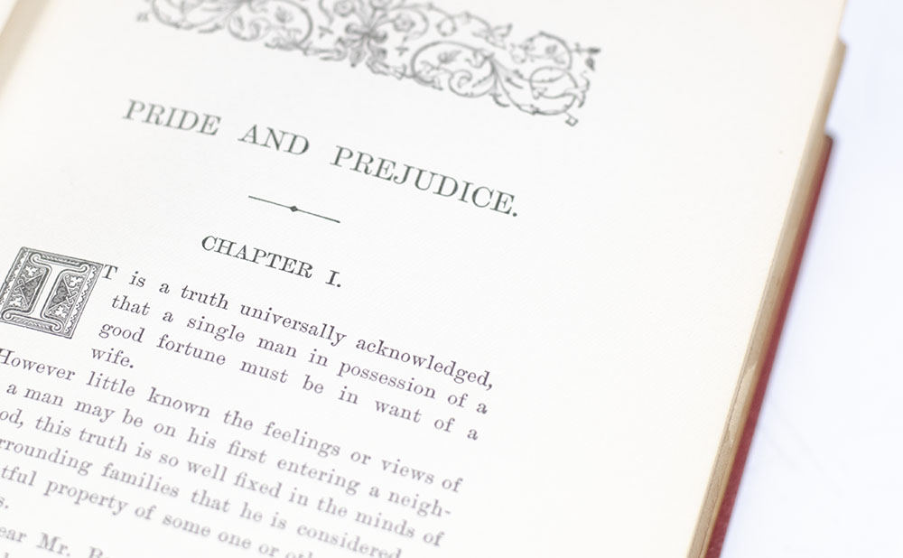 The Works of Jane Austen (Pride and Prejudice, Sense and Sensibility, Northanger Abbey, Persuasion, Mansfield Park, and Emma).