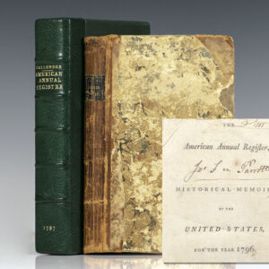 The American Annual Register, or, Historical Memoirs of the United States, for the Year 1796.