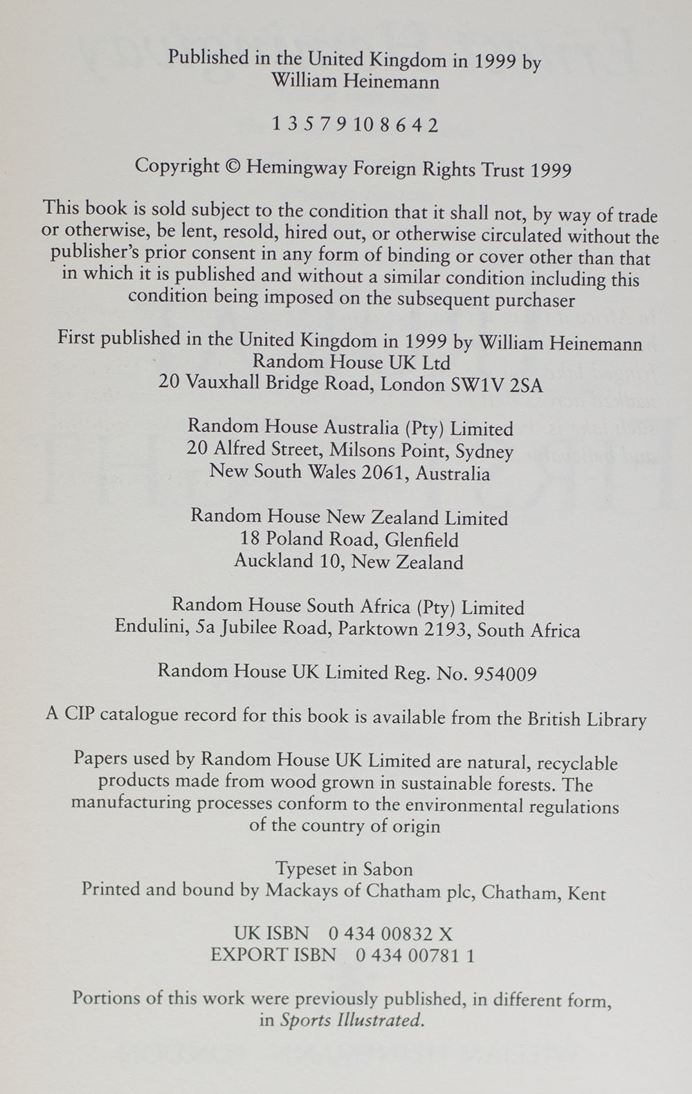 True at First Light.