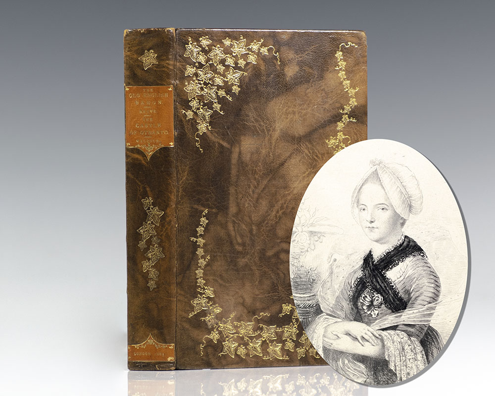 The Old English Baron: A Gothic Tale by Clara Reeve. Also The Castle of Otranto: A Gothic Story by Horace Walpole.