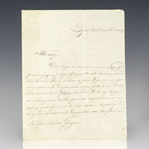 Simón Bolívar Autograph Letter Signed.