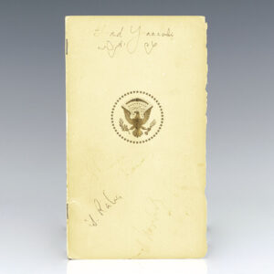 Ceremony for the Signing of the Israel-Palestinian Agreement. September 13, 1993 The White House.