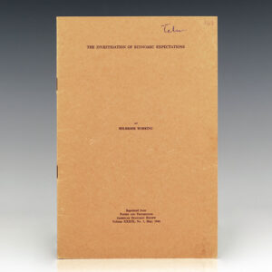 The Investigation of Economic Expectations.