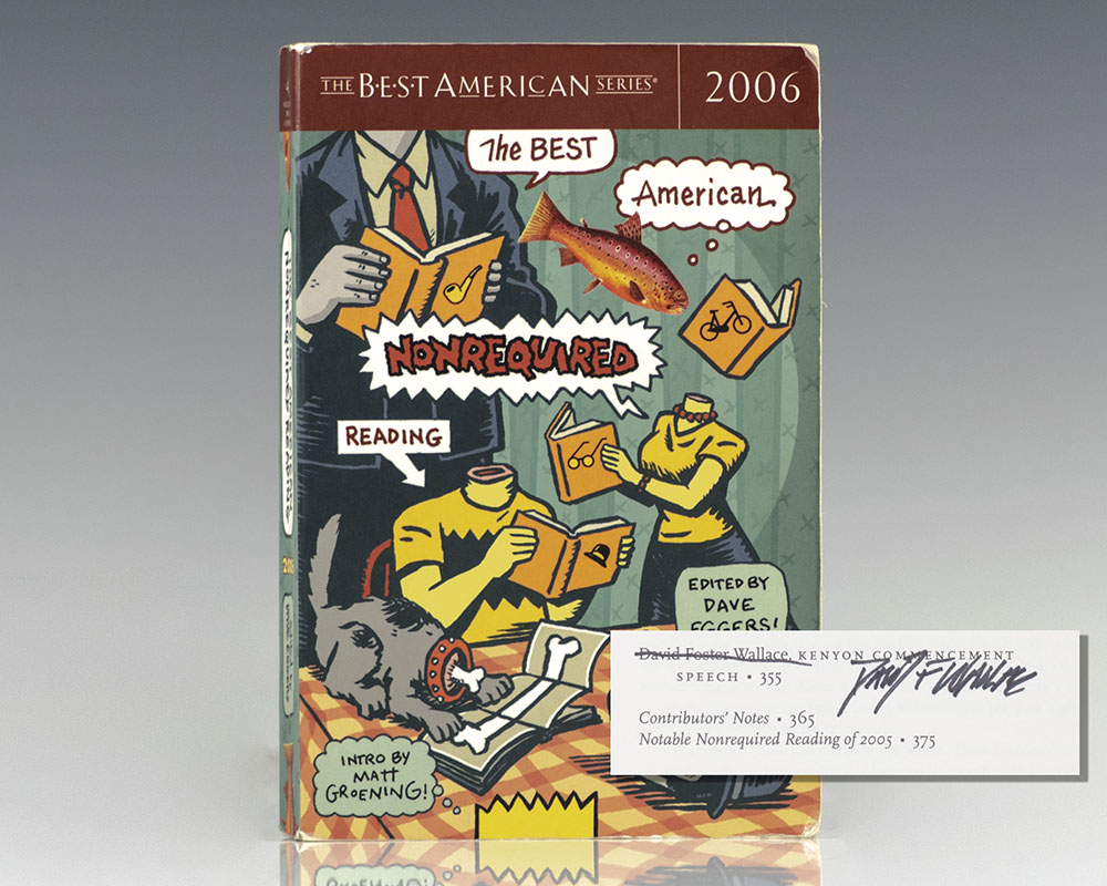 The Best American Nonrequired Reading 2006 [Kenyon Commencement Address].