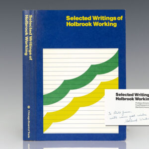 Selected Writings of Holbrook Working.