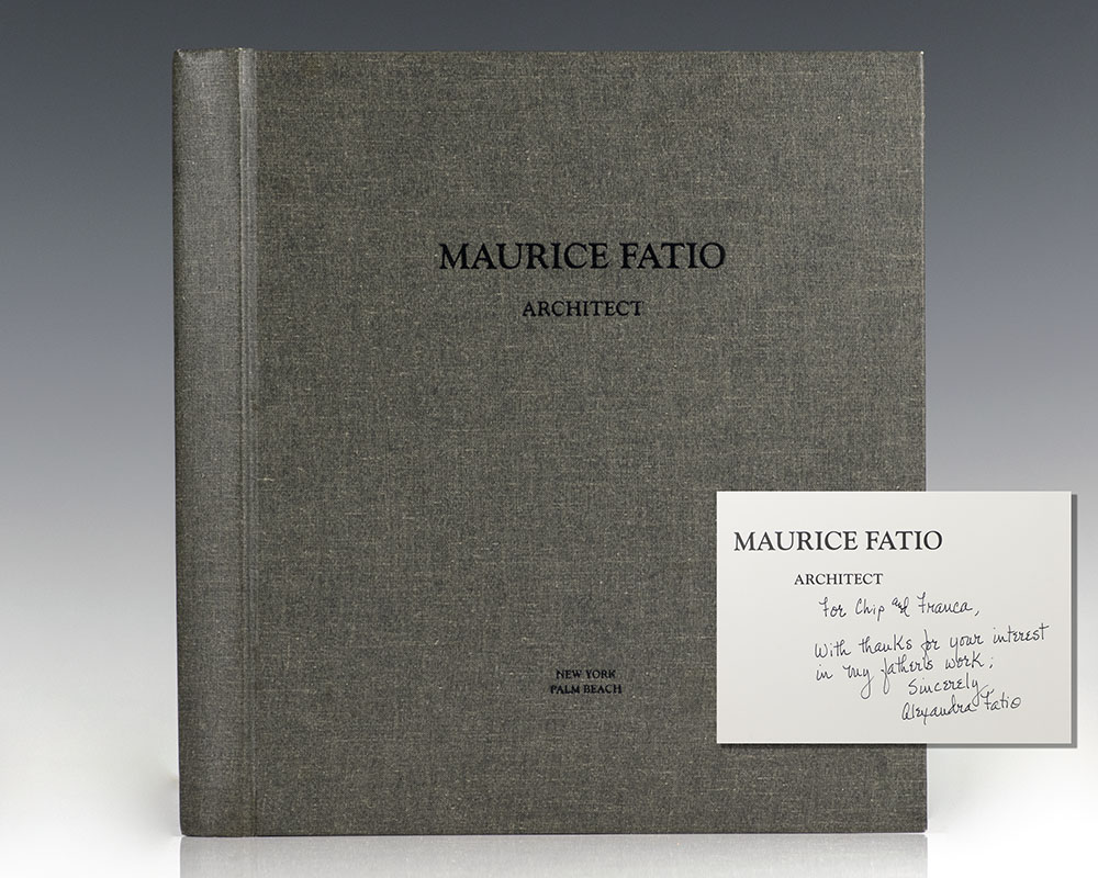 Maurice Fatio: Architect.