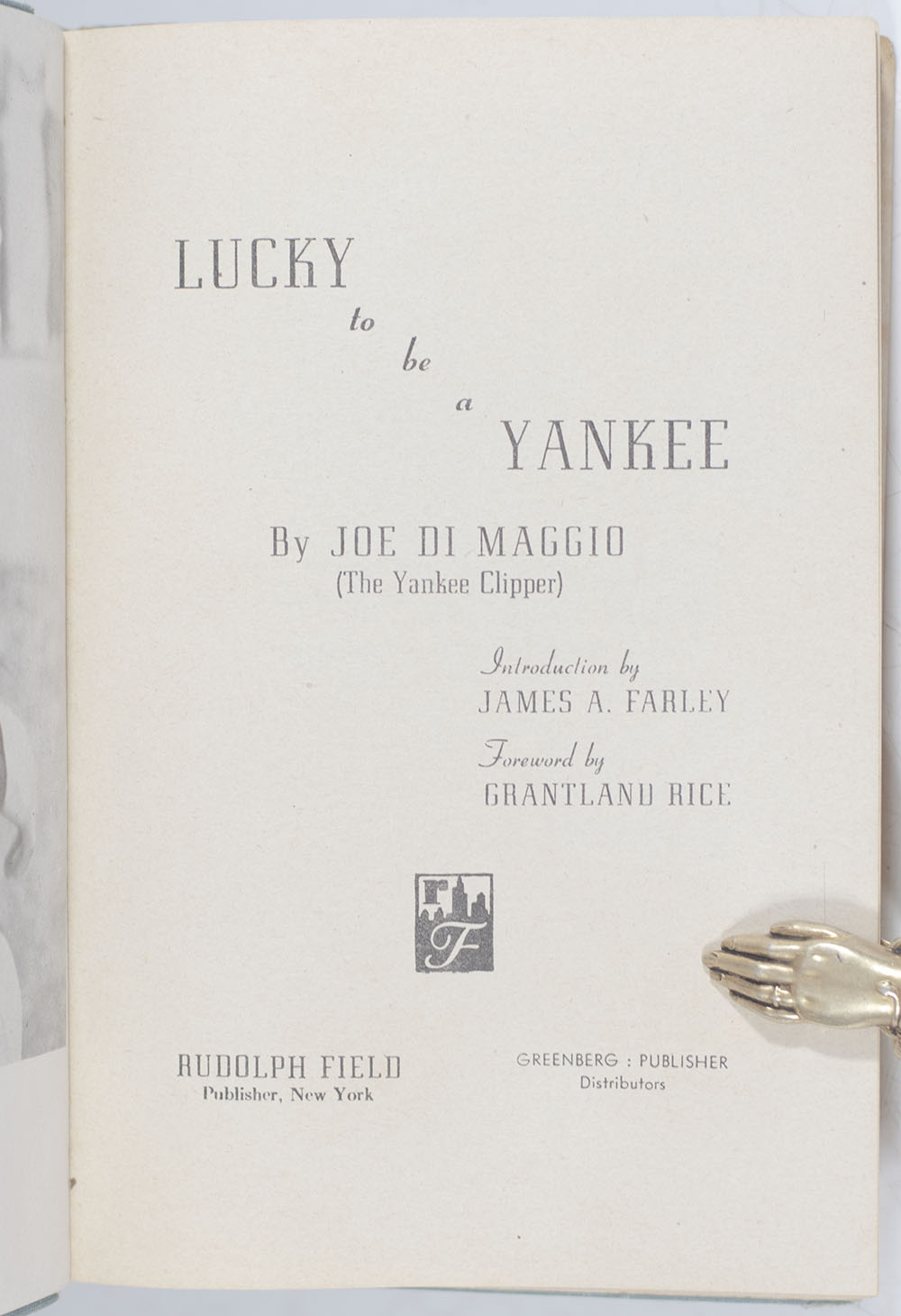 Lucky To Be A Yankee.