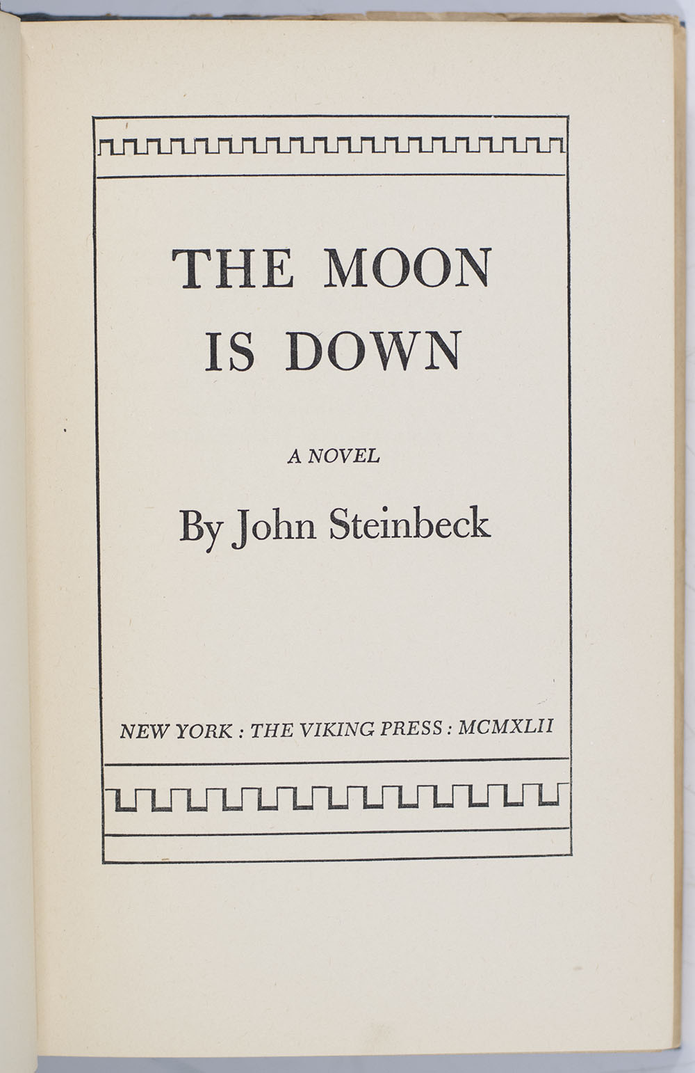 The Moon Is Down.