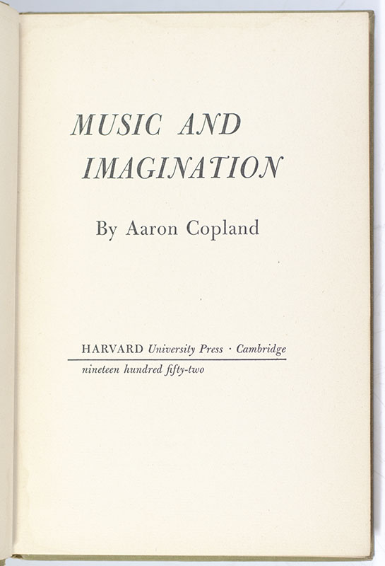 Music and Imagination.