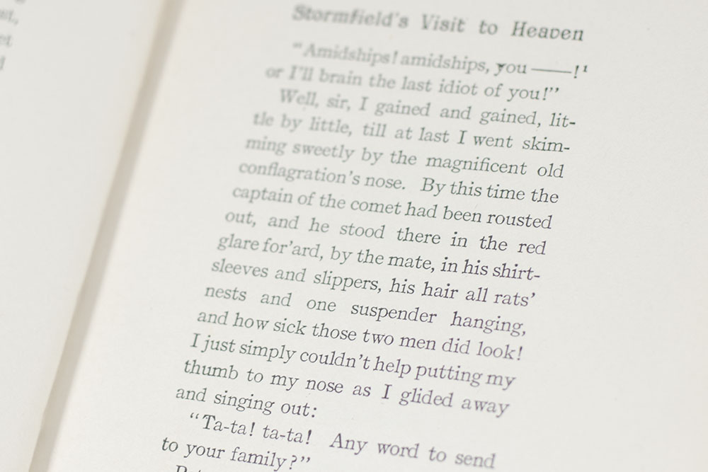 Extract From Captain Stormfield's Visit to Heaven.