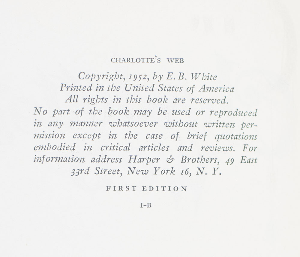 Charlotte's Web.
