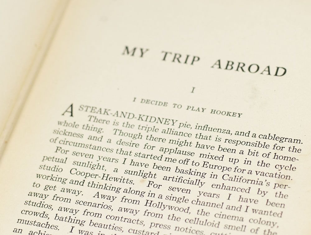 My Trip Abroad: What Europe Did To The World's Most Popular Movie Actor.