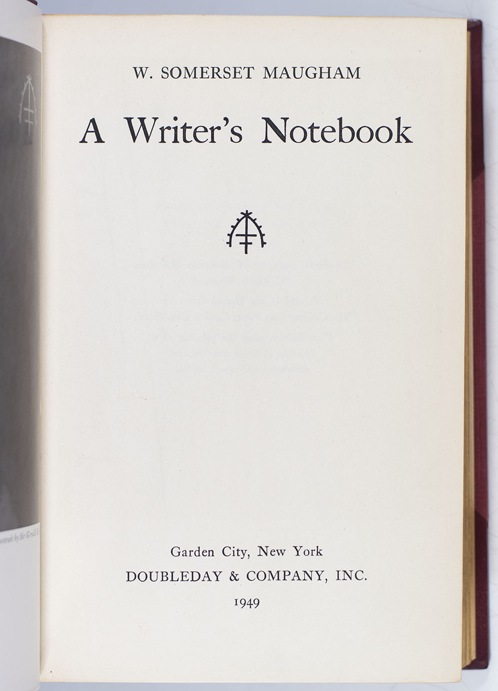 A Writer's Notebook.