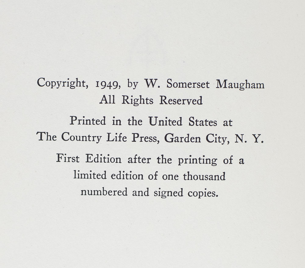 A Writer's Notebook.