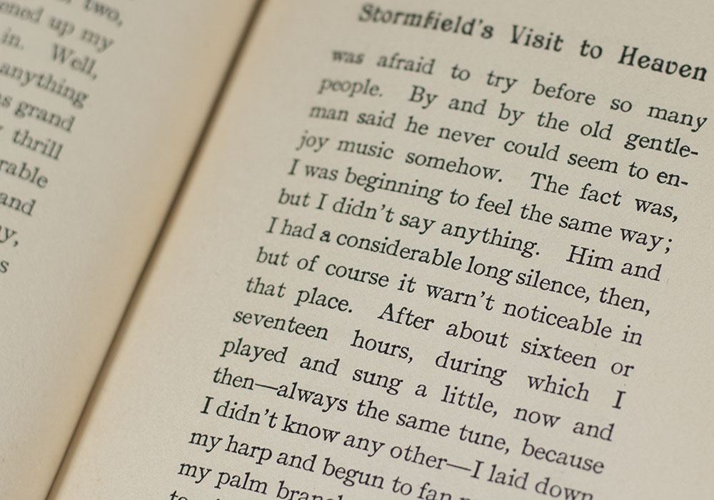 Extract From Captain Stormfield's Visit to Heaven.