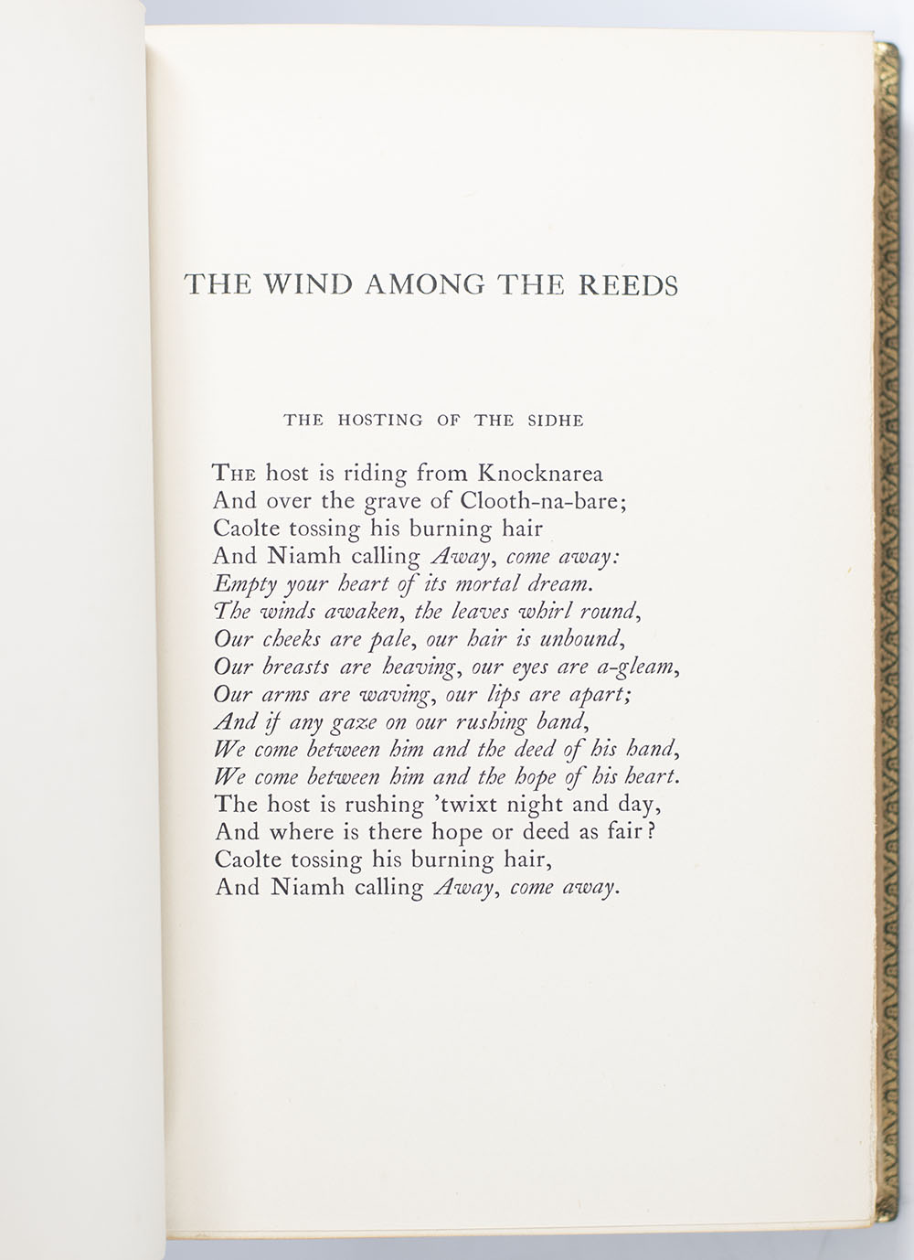 The Collected Works in Verse and Prose of William Butler Yeats.