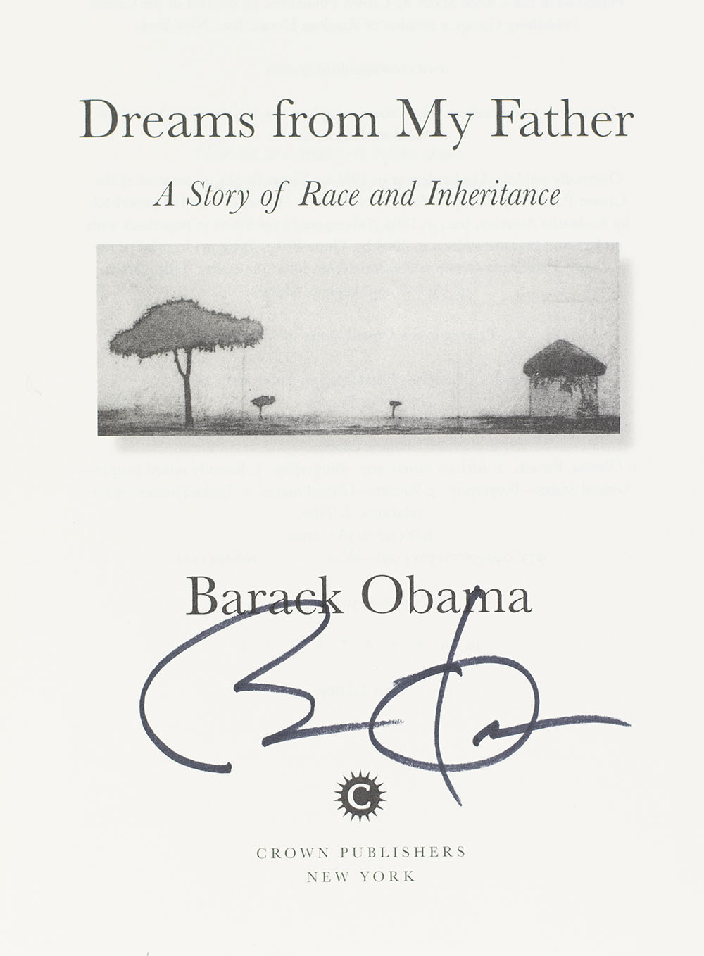 Dreams From My Father: A Story of Race and Inheritance.