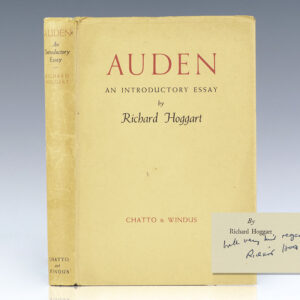 Auden: An Introductory Essay.