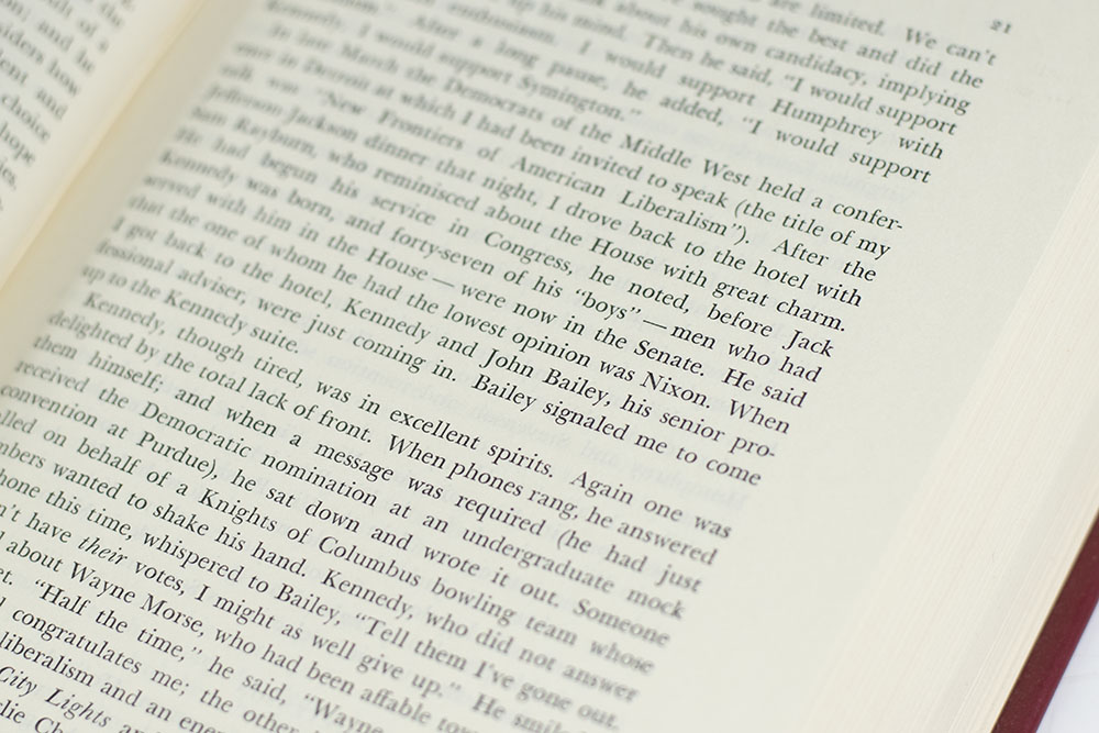 A Thousand Days: John F. Kennedy In the White House.