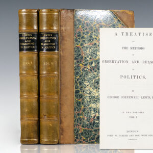 A Treatise on the Methods of Observation and Reasoning in Politics.
