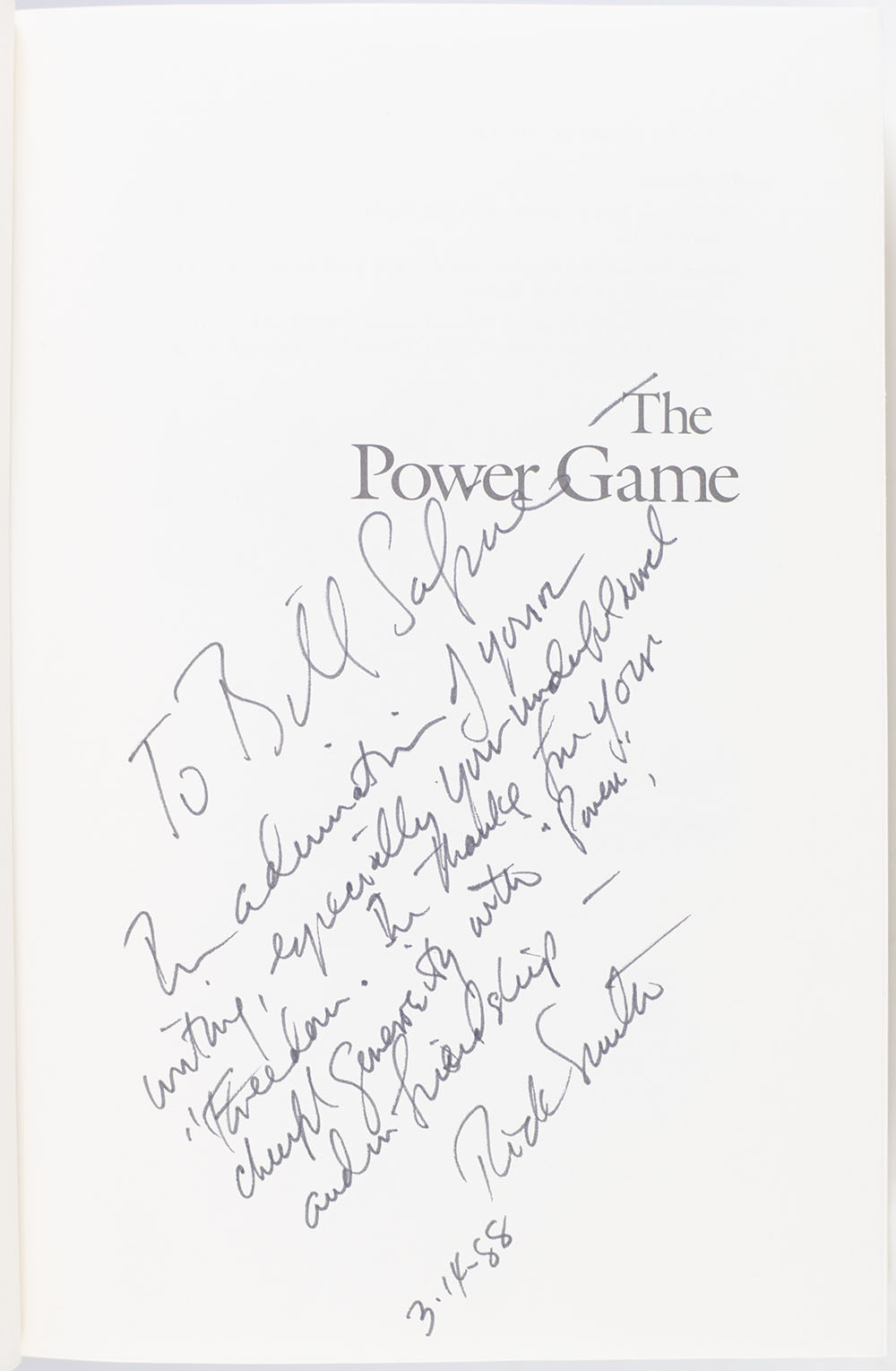 The Power Game: How Washington Works.