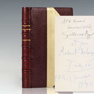 Alcools: Poems (1898-1913). Avec un Portrait de L'Auteur par Pablo Picasso.