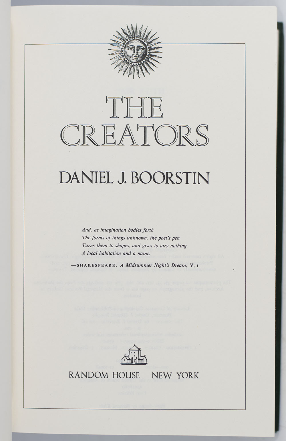 The Discoverers: A History of Man's Search To Know His World and Himself.