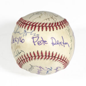 Modern Authors Signed Baseball.