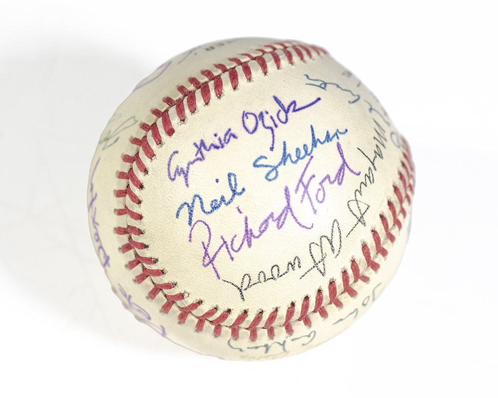 Modern Authors Signed Baseball.