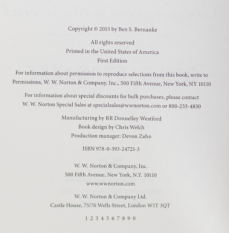 The Courage to Act: A Memoir of a Crisis and Its Aftermath.
