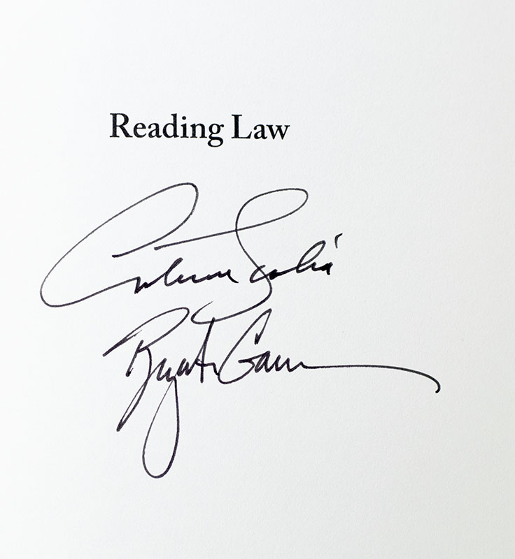 Reading Law: The Interpretation of Legal Texts.