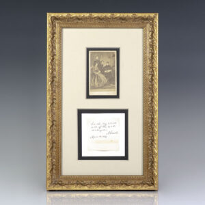 Abraham Lincoln Autograph Oath of December 8 Endorsement Signed.