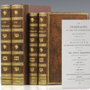 The Federalist, on the New Constitution.