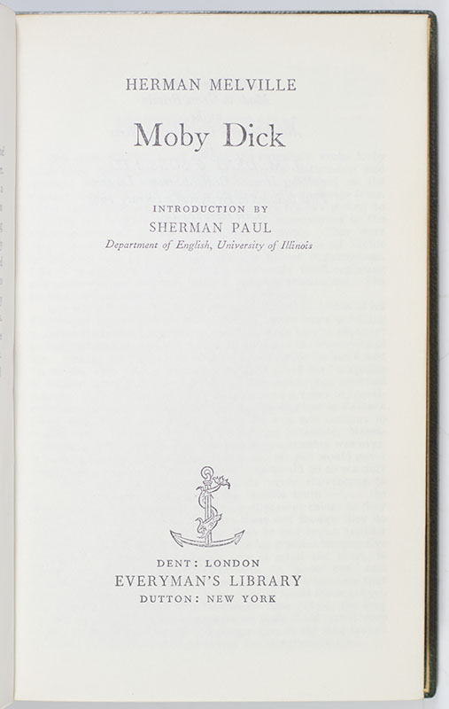 Moby Dick.