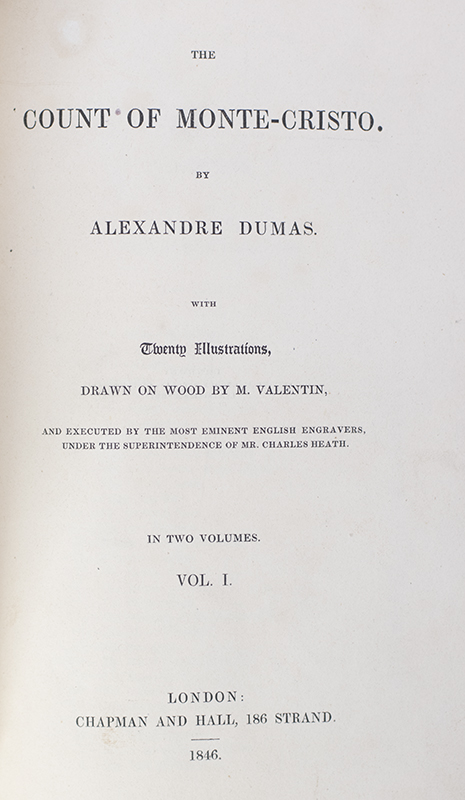 The Count of Monte-Cristo.