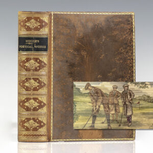 The Poetical Works of Thomas Moore. [Fore-Edge Painting].