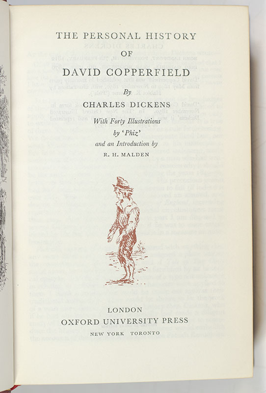The Personal History of David Copperfield.