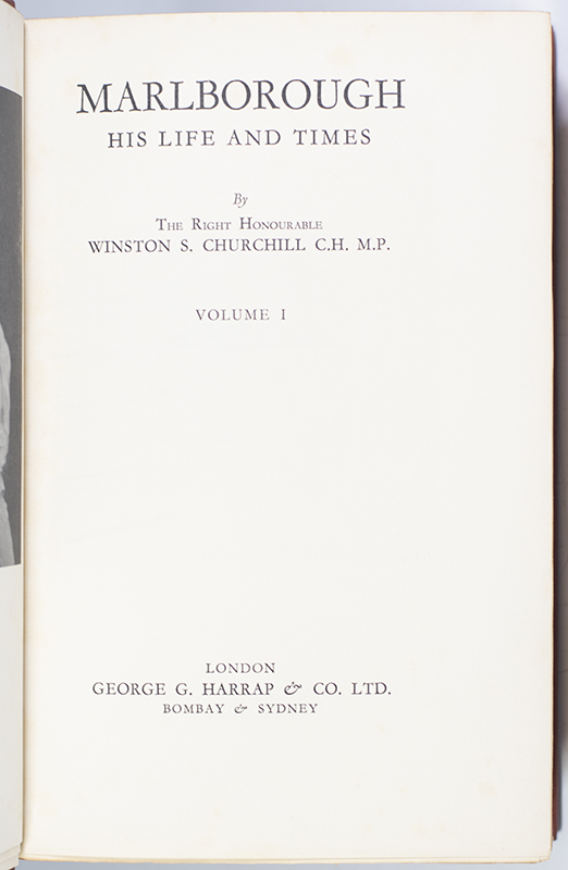 Marlborough: His Life and Times.