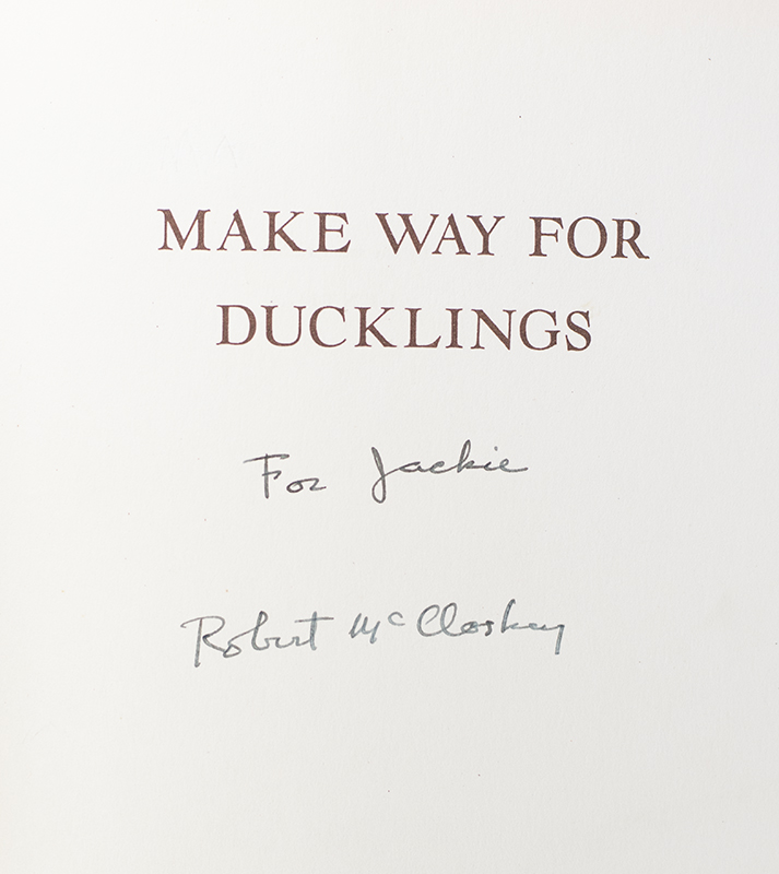 Make Way For Ducklings.