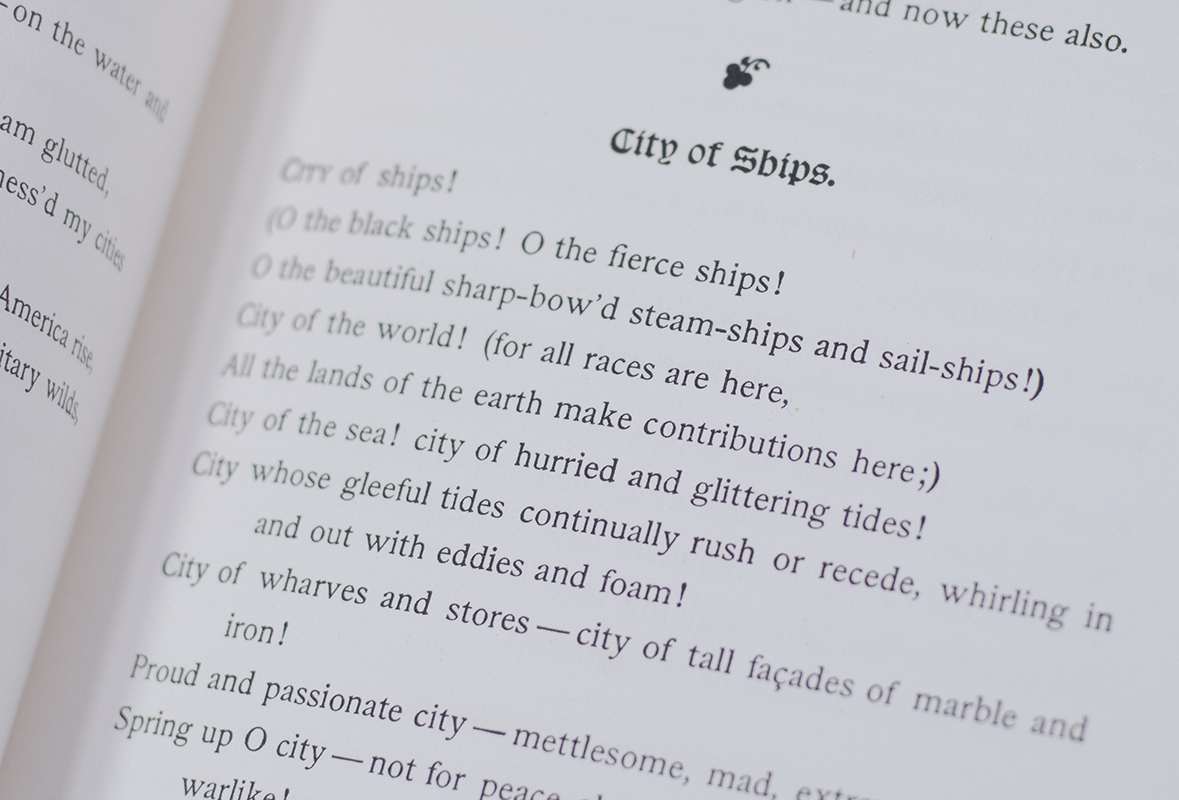 The Complete Works of Walt Whitman.