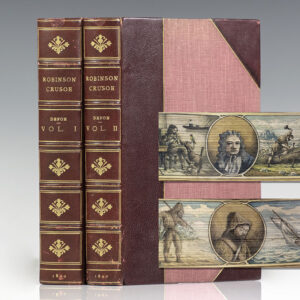 The Life and Adventures of Robinson Crusoe. [Fore-Edge Painting].