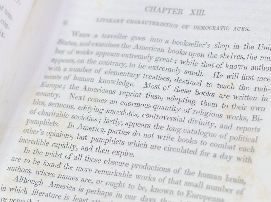 Democracy in America.