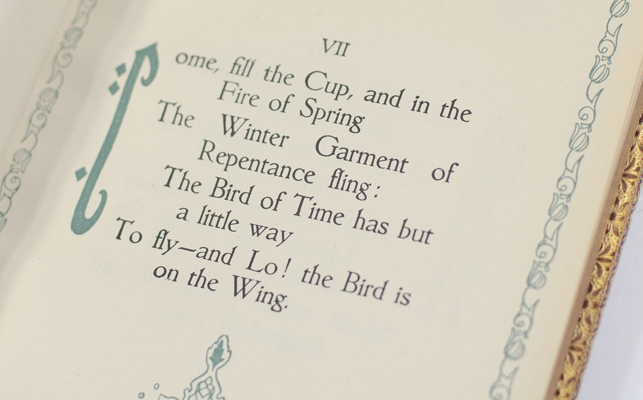 Rubaiyat of Omar Khayyam.